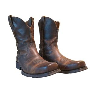 Ariat Rambler Western Boot – Men’s Leather, Square Toe, Western Boots 10.5 EE